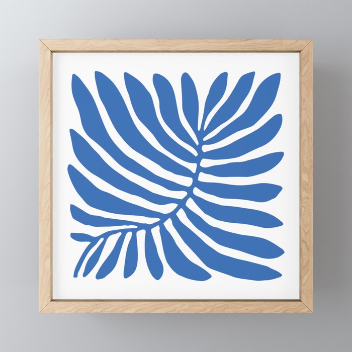 Abstract organic nature plant leaf art Mini Art Print Gallery Image 1