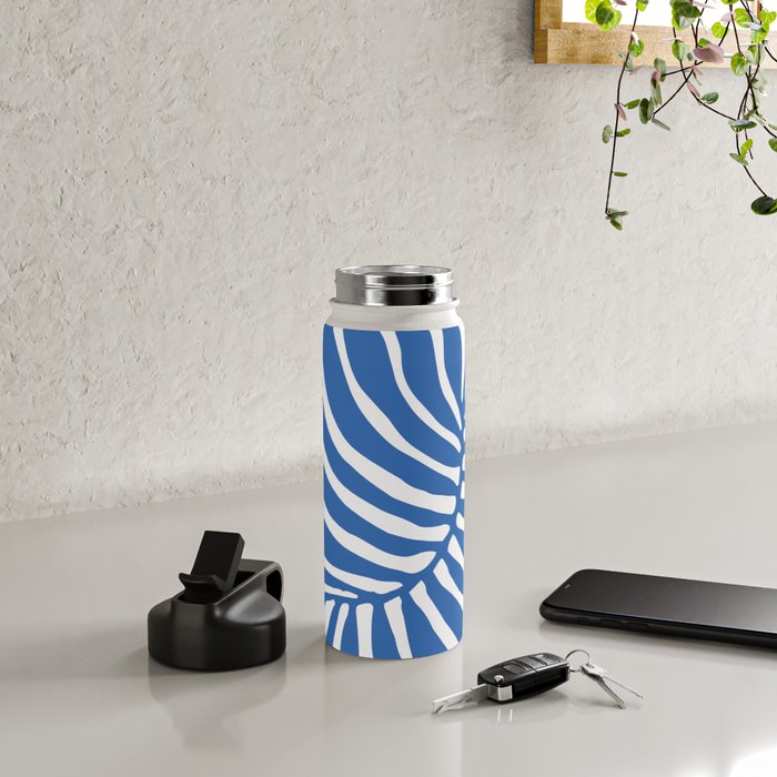 Abstract organic nature plant leaf art Water Bottle Gallery Image 4