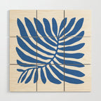 Abstract organic nature plant leaf art Wood Wall Art Gallery Image 1