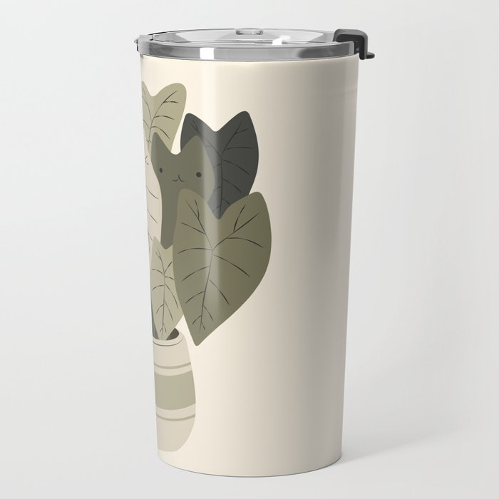 Cat and Plant 44 Travel Mug Gallery Image 2