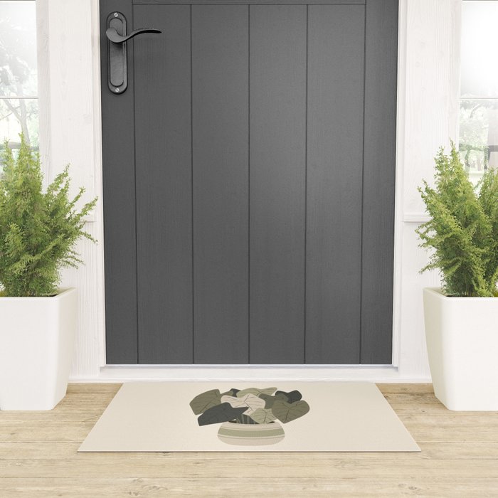 Cat and Plant 44 Welcome Mat Gallery Image 3