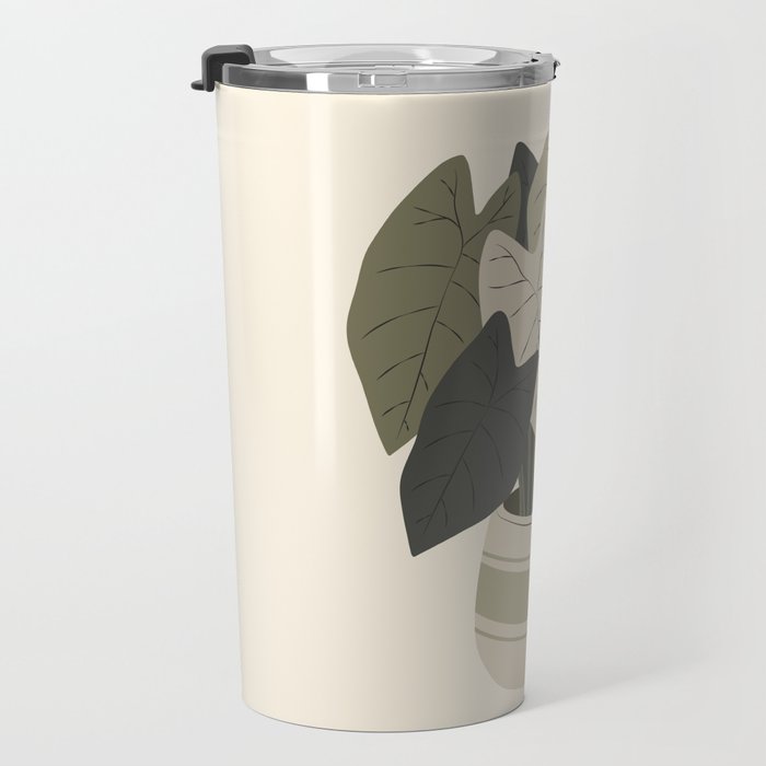Cat and Plant 44 Travel Mug Gallery Image 3
