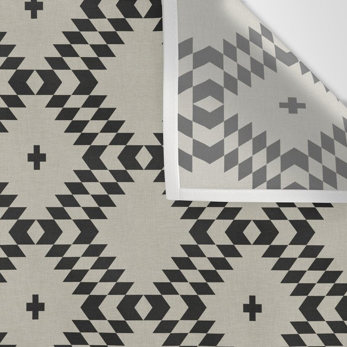 NATIVE NATURAL BLACK Wall Tapestry Gallery Image 3