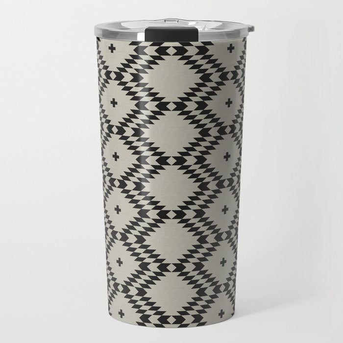 NATIVE NATURAL BLACK Travel Mug Gallery Image 1