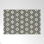 NATIVE NATURAL BLACK Welcome Mat Gallery Image 1