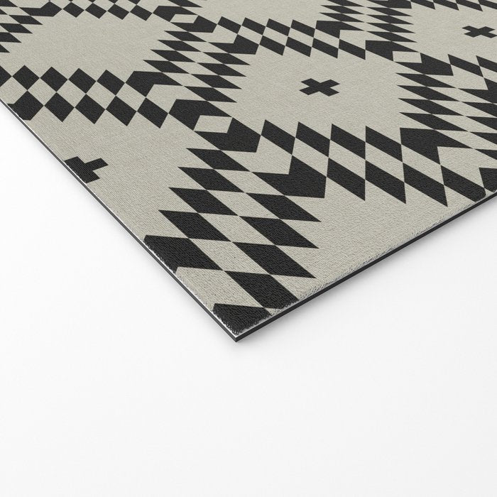NATIVE NATURAL BLACK Welcome Mat Gallery Image 2