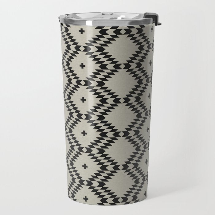 NATIVE NATURAL BLACK Travel Mug Gallery Image 2