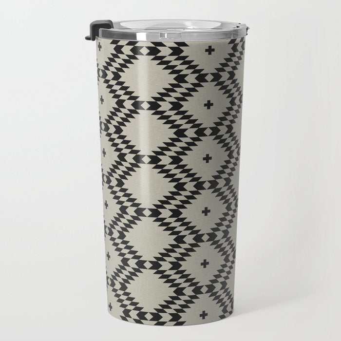 NATIVE NATURAL BLACK Travel Mug Gallery Image 3