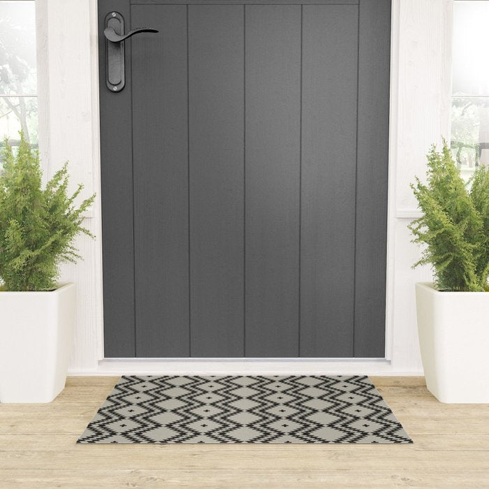 NATIVE NATURAL BLACK Welcome Mat Gallery Image 3