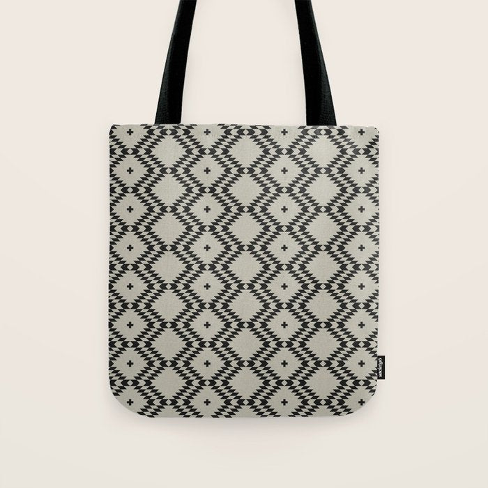 NATIVE NATURAL BLACK Tote Bag Gallery Image 1