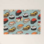 Sushi Otter Welcome Mat Gallery Image 1