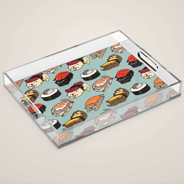 Sushi Otter Acrylic Tray Gallery Image 1
