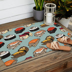 Sushi Otter Outdoor Rug Gallery Image 2