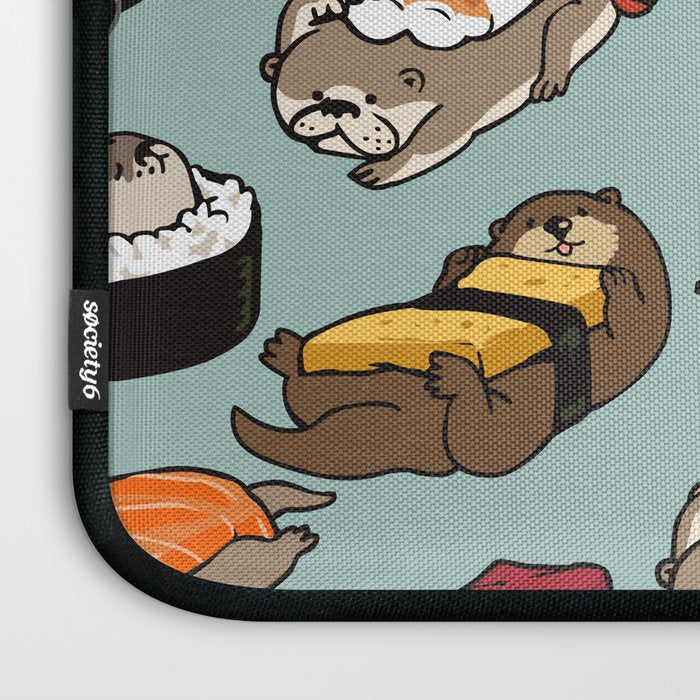 Sushi Otter Laptop Sleeve Gallery Image 3