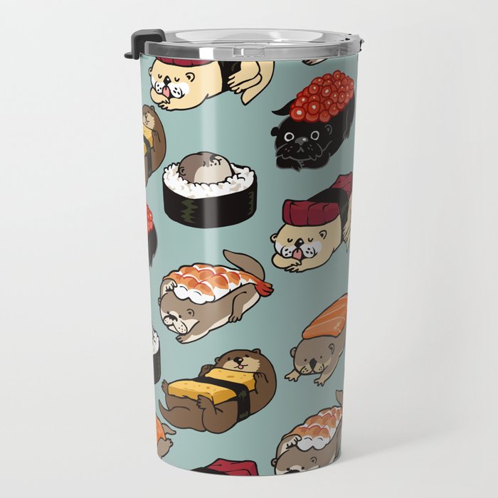 Sushi Otter Travel Mug Gallery Image 3