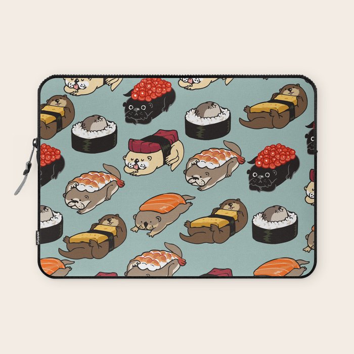 Sushi Otter Laptop Sleeve Gallery Image 1