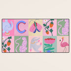 Claire Collage Desk Mat Gallery Image 3