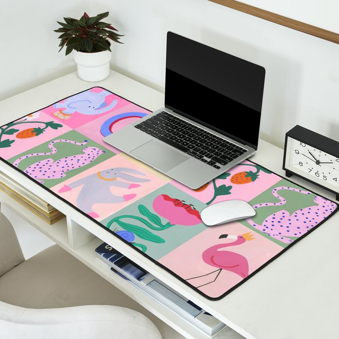 Claire Collage Desk Mat Gallery Image 2