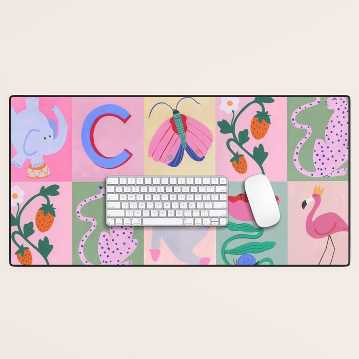 Claire Collage Desk Mat Gallery Image 1