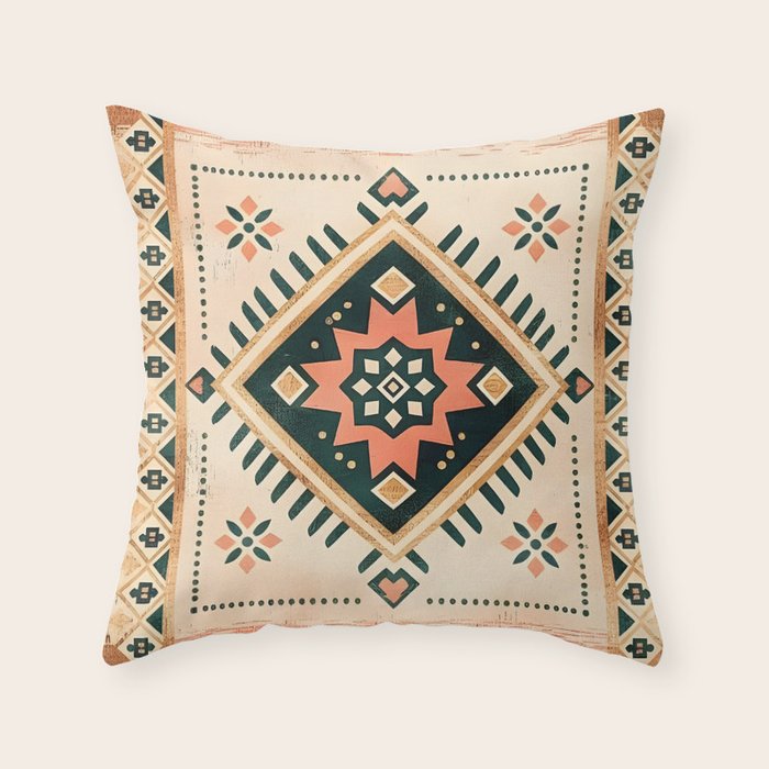 Boho Charm of the Orient Throw Pillow Gallery Image 6