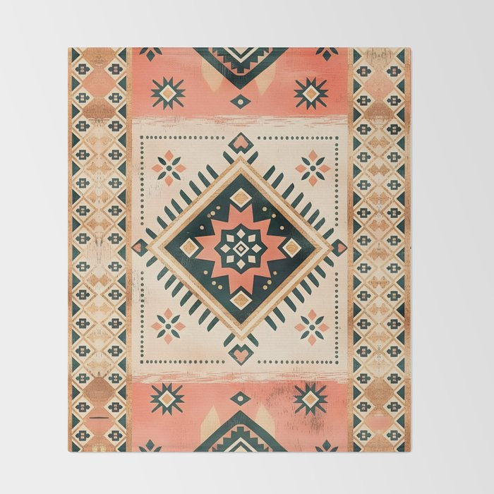 Boho Charm of the Orient Throw Blanket Gallery Image 2