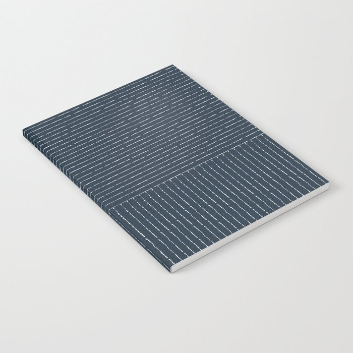 Lines (Annapolis Blue) Notebook Gallery Image 1