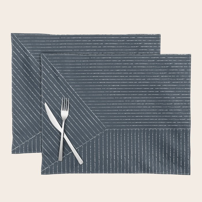 Lines (Annapolis Blue) Placemat Gallery Image 1