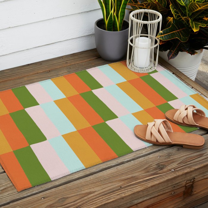 Desert Rainbow Outdoor Rug Gallery Image 2