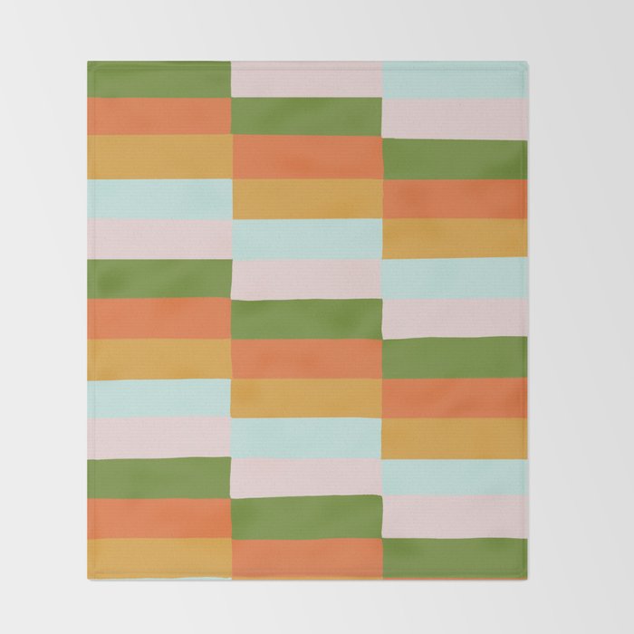 Desert Rainbow Throw Blanket Gallery Image 2