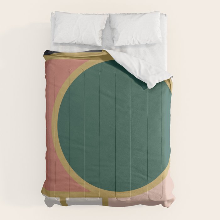 Maximalist Geometric 05B Comforter Gallery Image 1