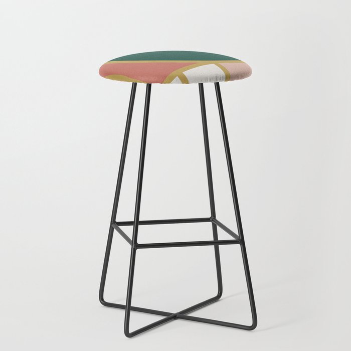 Maximalist Geometric 05B Stool Gallery Image 1