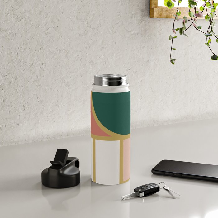 Maximalist Geometric 05B Water Bottle Gallery Image 4