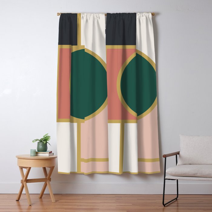 Maximalist Geometric 05B Window Curtain Gallery Image 5