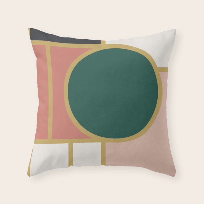 Maximalist Geometric 05B Throw Pillow Gallery Image 6