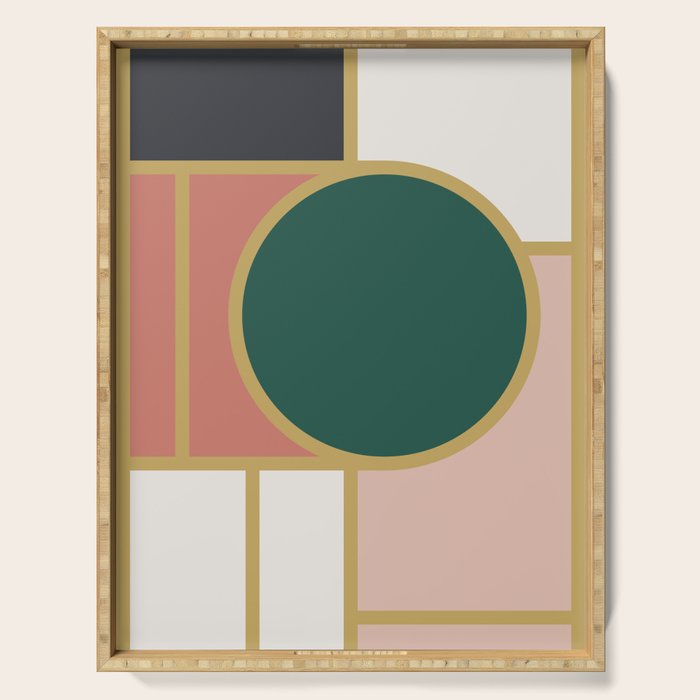 Maximalist Geometric 05B Serving Tray Gallery Image 1