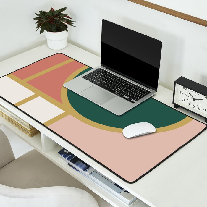 Maximalist Geometric 05B Desk Mat Gallery Image 2