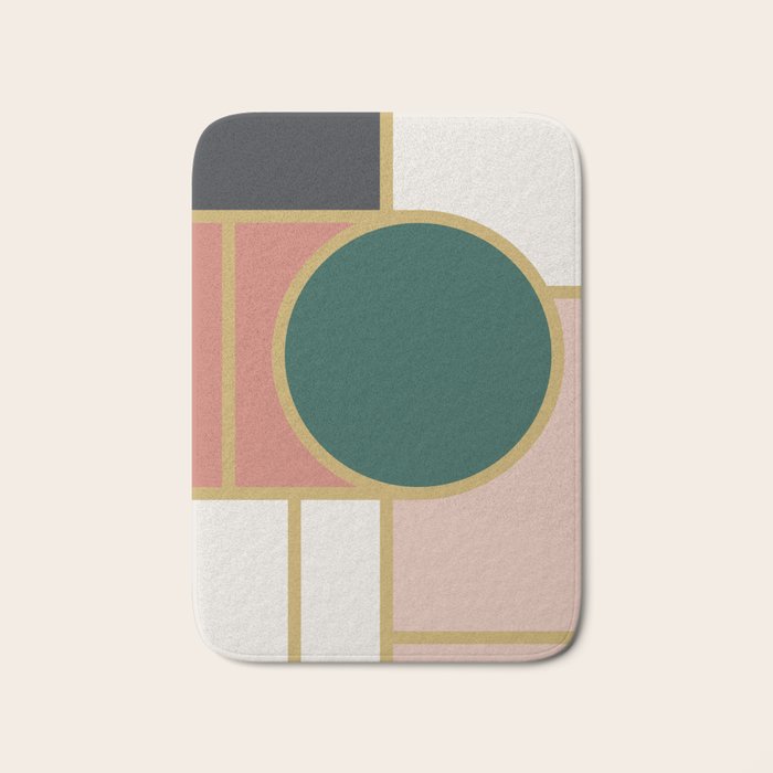 Maximalist Geometric 05B Bath Mat Gallery Image 1