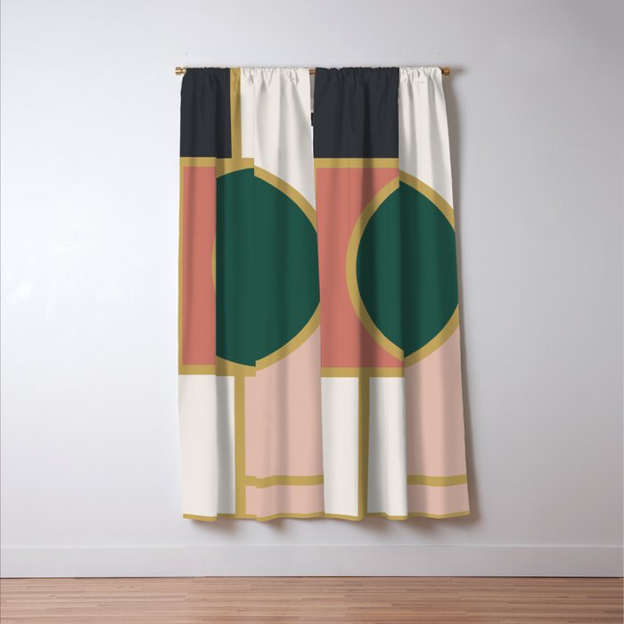 Maximalist Geometric 05B Window Curtain Gallery Image 3
