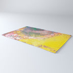 Random Bliss, Abstract Graphic Digital Art, Resin Art Painting Colorful Eclectic Bohemian Rug Gallery Image 3