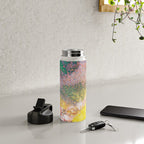 Random Bliss, Abstract Graphic Digital Art, Resin Art Painting Colorful Eclectic Bohemian Water Bottle Gallery Image 4
