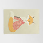 Whimsical Red Fox Rug Gallery Image 2