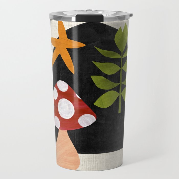 Magic Forest Mushroom Travel Mug Gallery Image 1