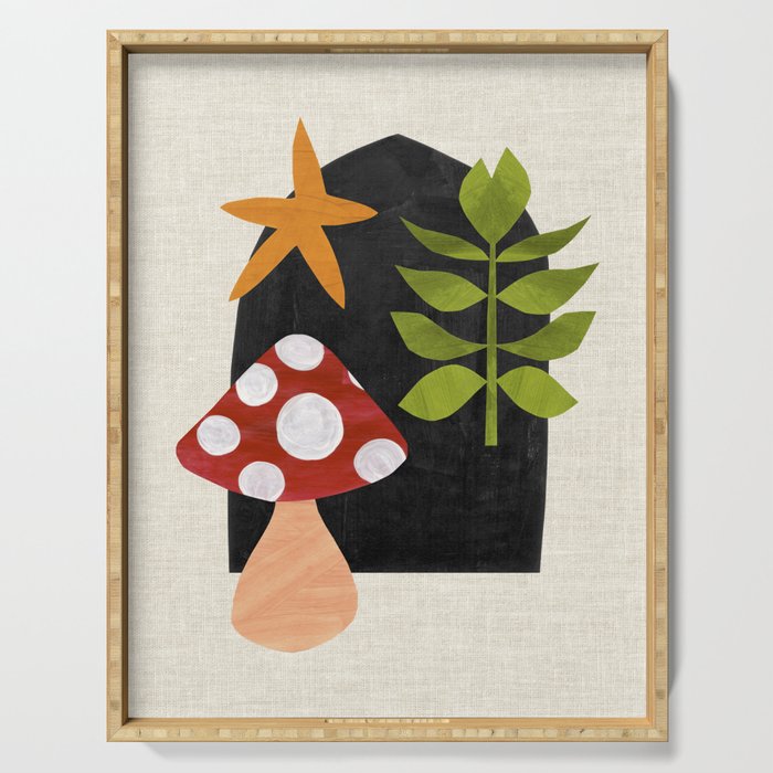 Magic Forest Mushroom Serving Tray Gallery Image 1
