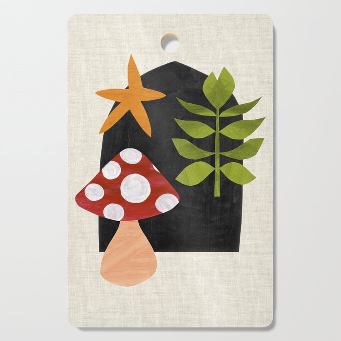 Magic Forest Mushroom Cutting Board Gallery Image 1