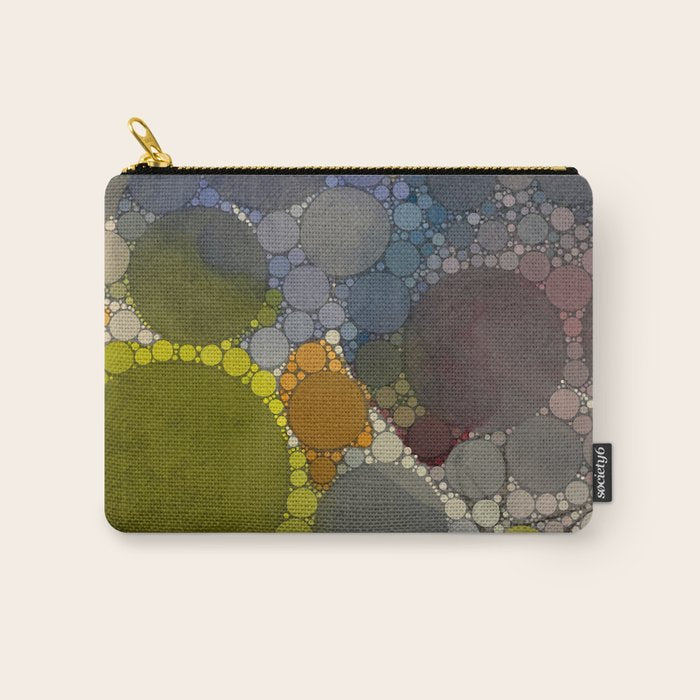 Complmentary - abstract art digital graphic design happy colorful whimsical art Carry All Pouch Gallery Image 1