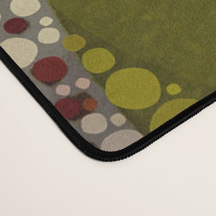 Complmentary - abstract art digital graphic design happy colorful whimsical art Desk Mat Gallery Image 4