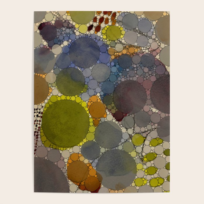 Complmentary - abstract art digital graphic design happy colorful whimsical art Poster Gallery Image 4
