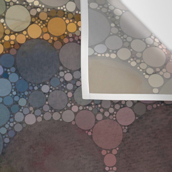 Complmentary - abstract art digital graphic design happy colorful whimsical art Wall Tapestry Gallery Image 3