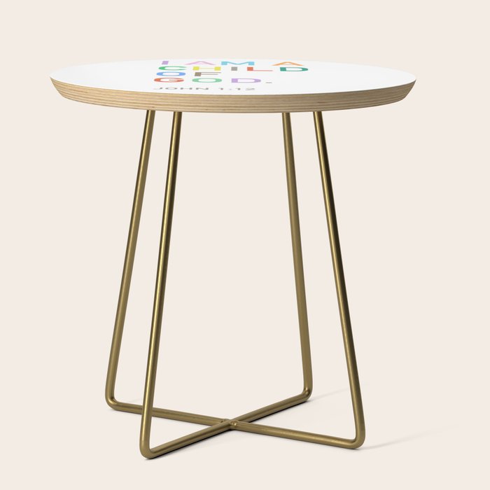 I Am A Child Of God, Bible Verse  Side Table Gallery Image 1