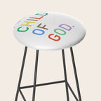 I Am A Child Of God, Bible Verse  Stool Gallery Image 2